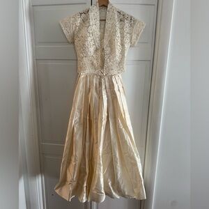 Vintage Handmade Wedding Gown